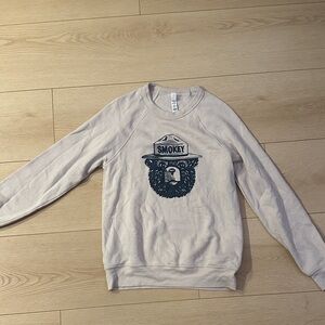 Beige Smokey Bear Sweater